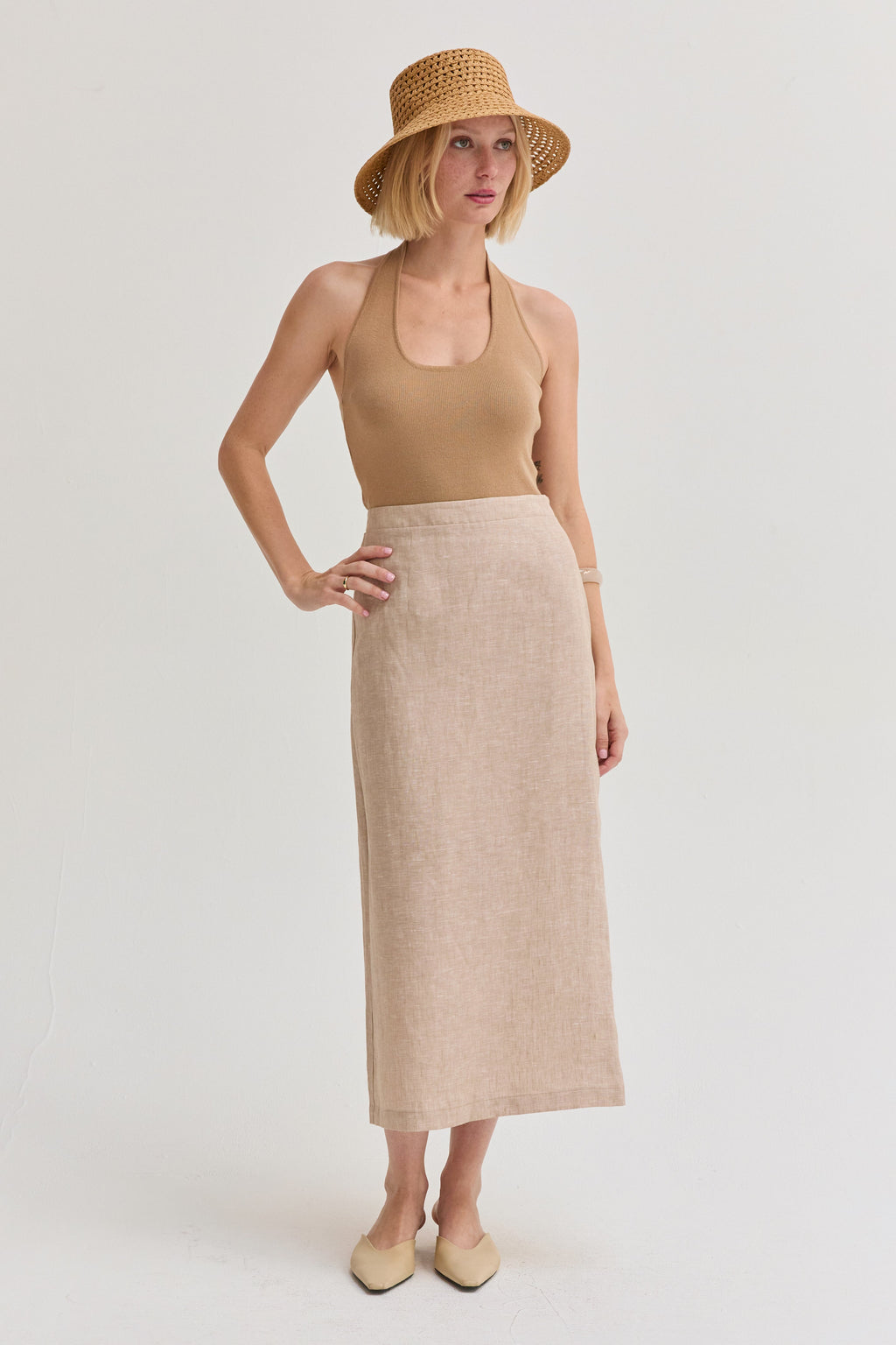 Jazzlyn Halter Knit Top