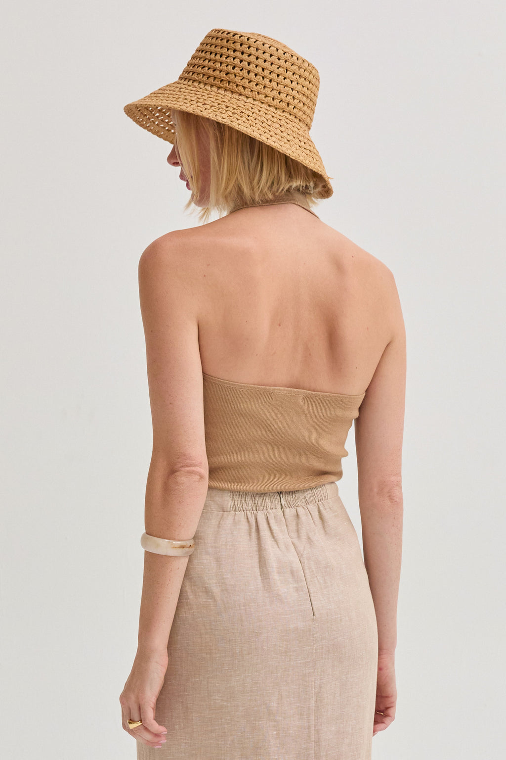 Jazzlyn Halter Knit Top