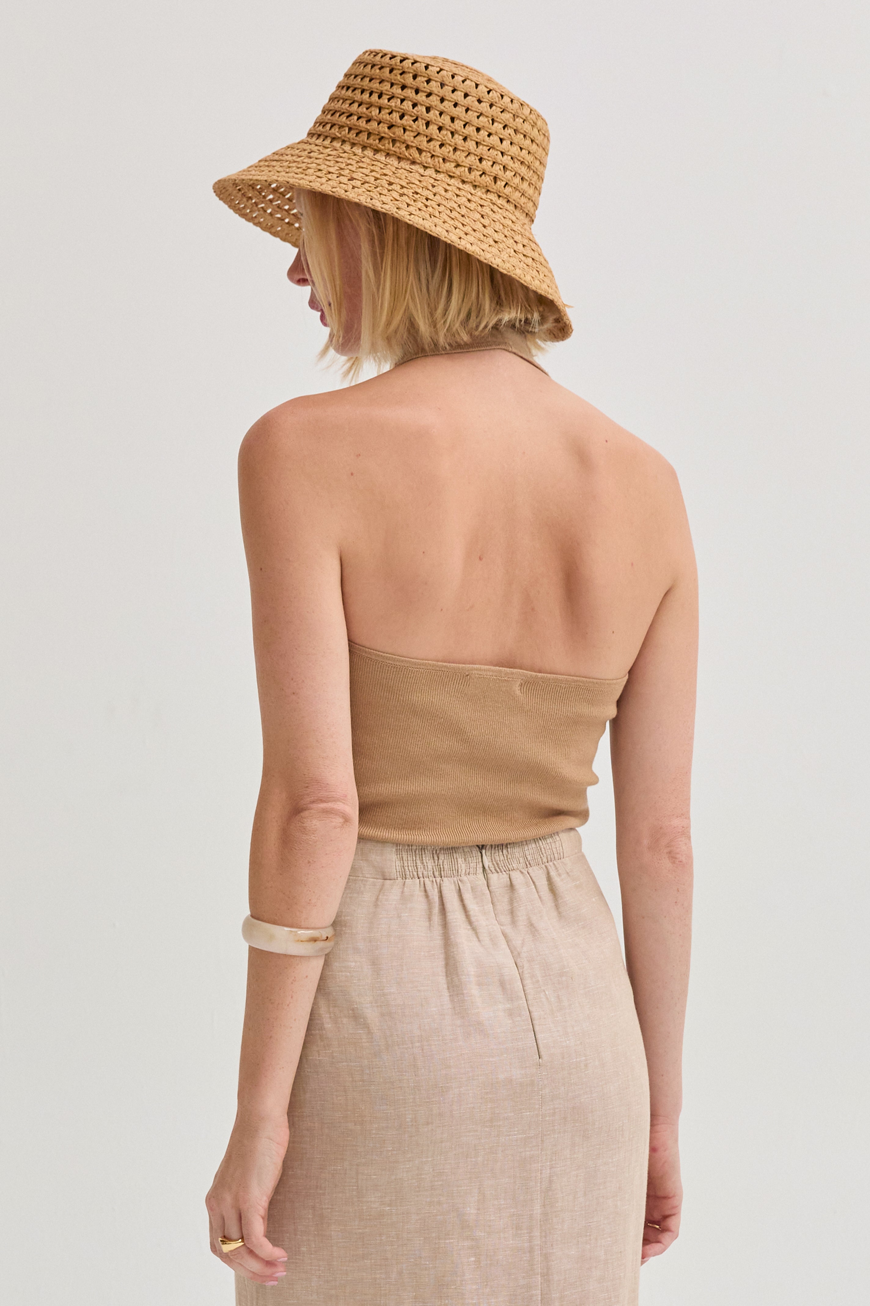 Jazzlyn Halter Knit Top