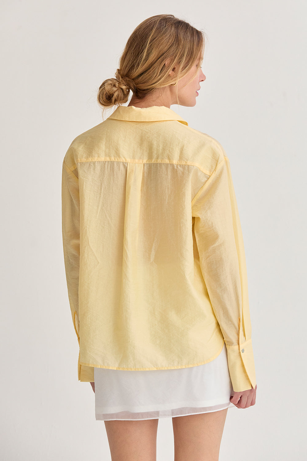 Nadia Crinkled Tencel Button Up Shirt