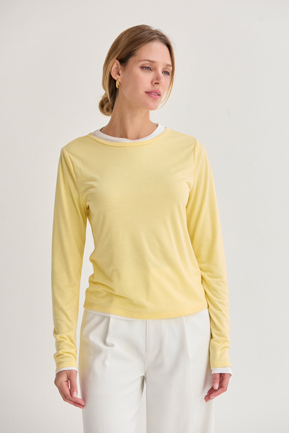 Olly Two in One Long Sleeve Knit Top