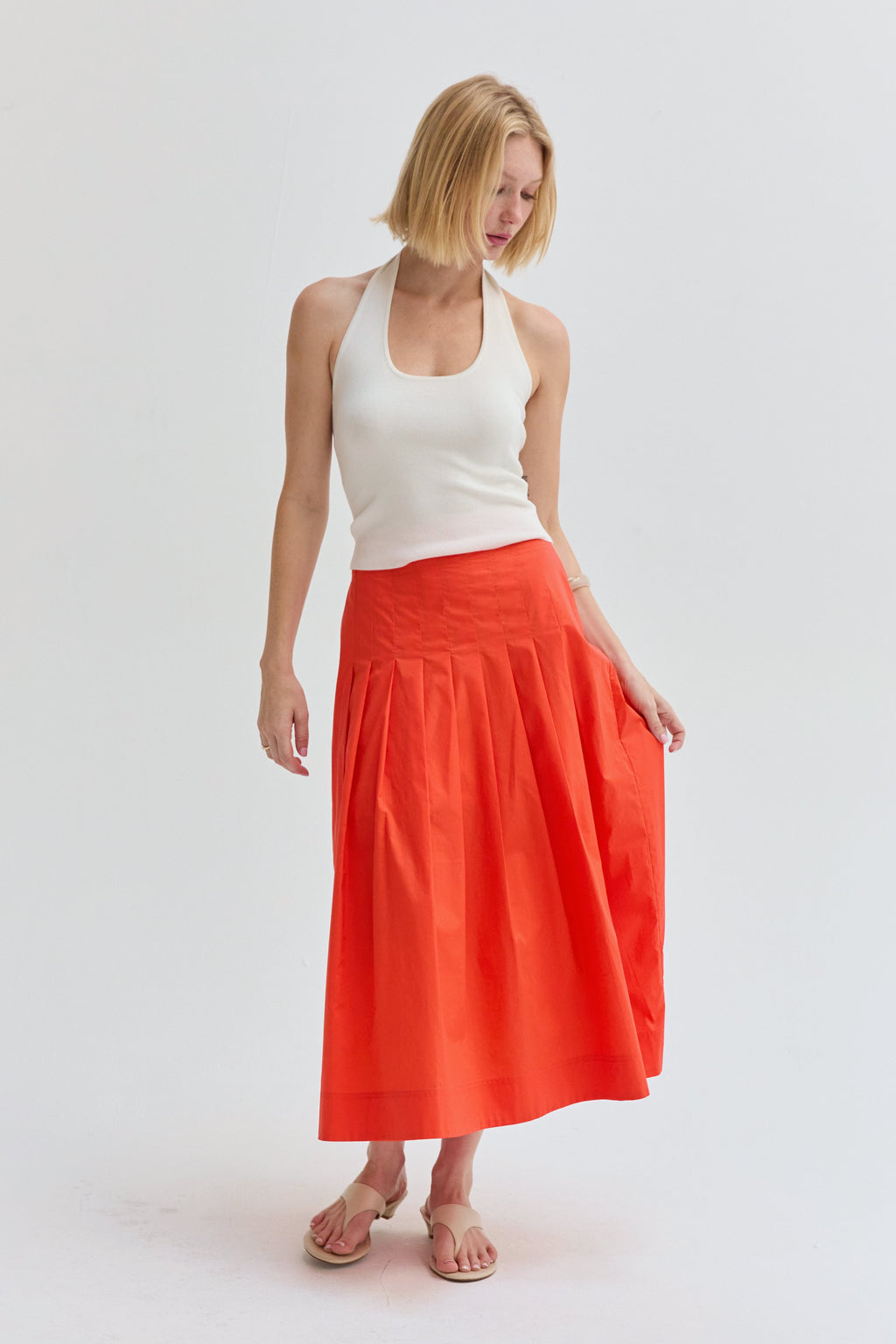 Jazzlyn Halter Knit Top