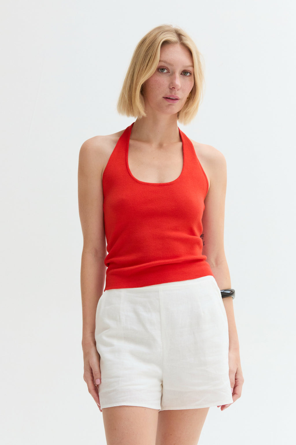 Jazzlyn Halter Knit Top