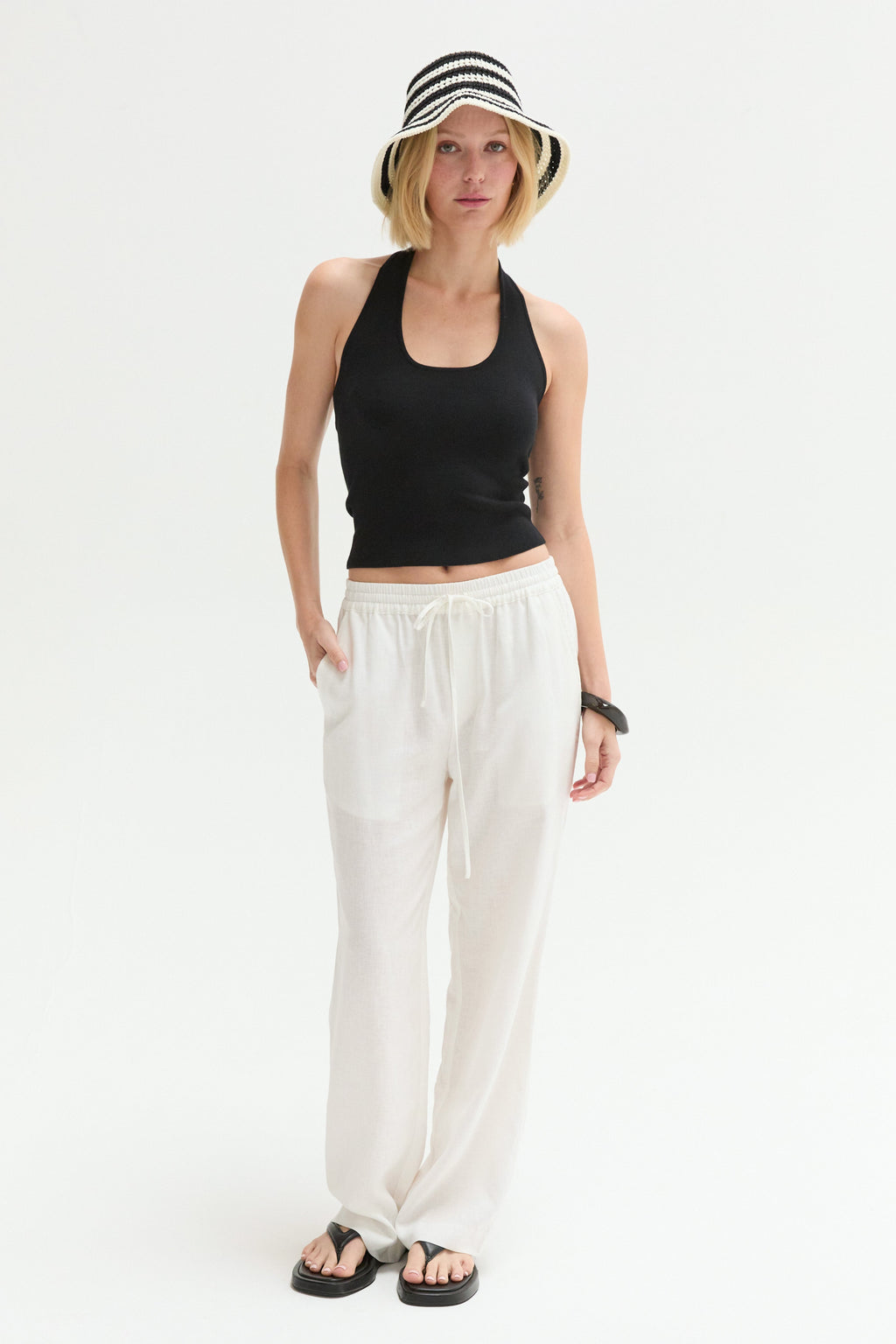 Jazzlyn Halter Knit Top