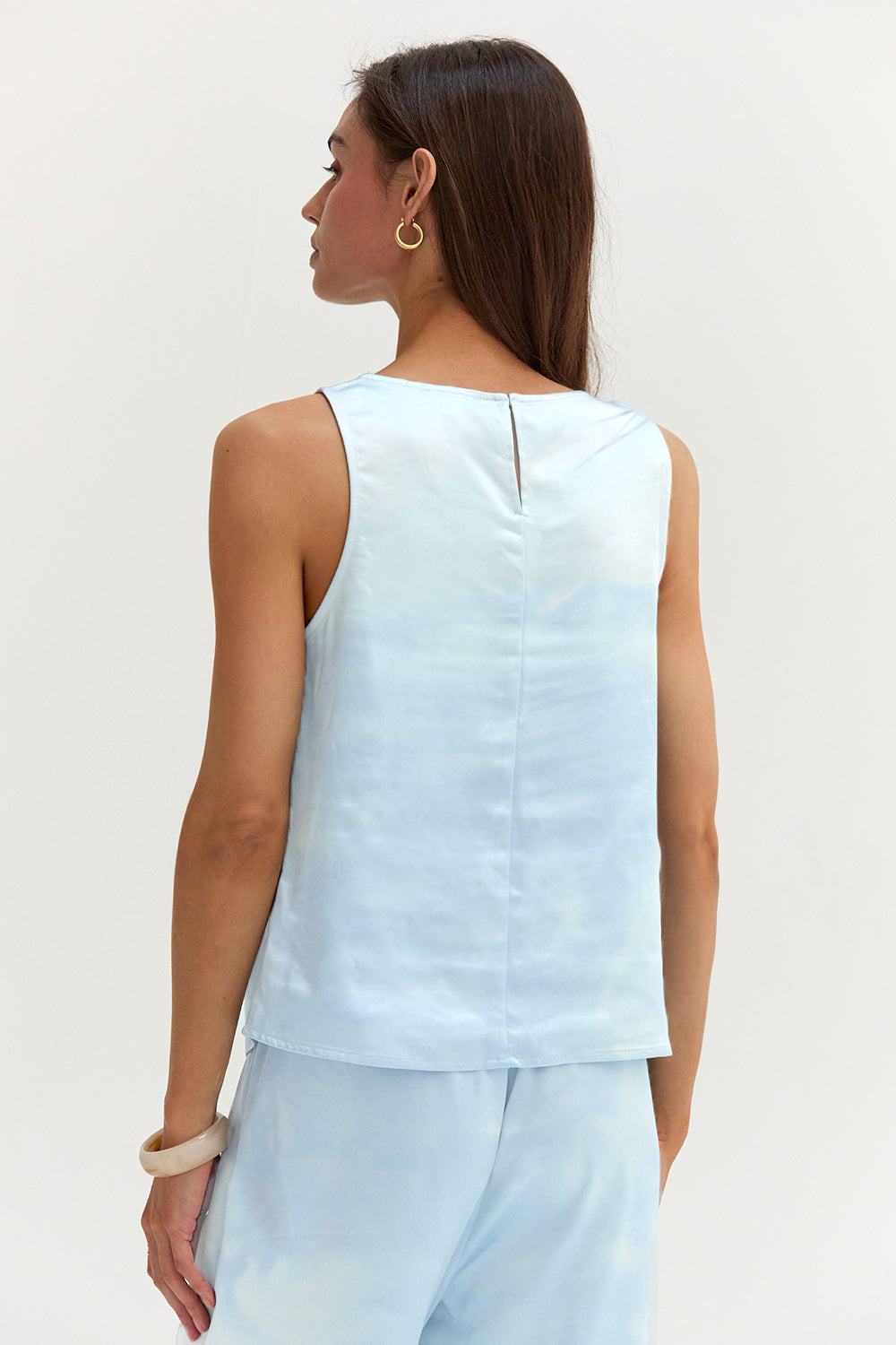 Dawn Satin Sleeveless Top