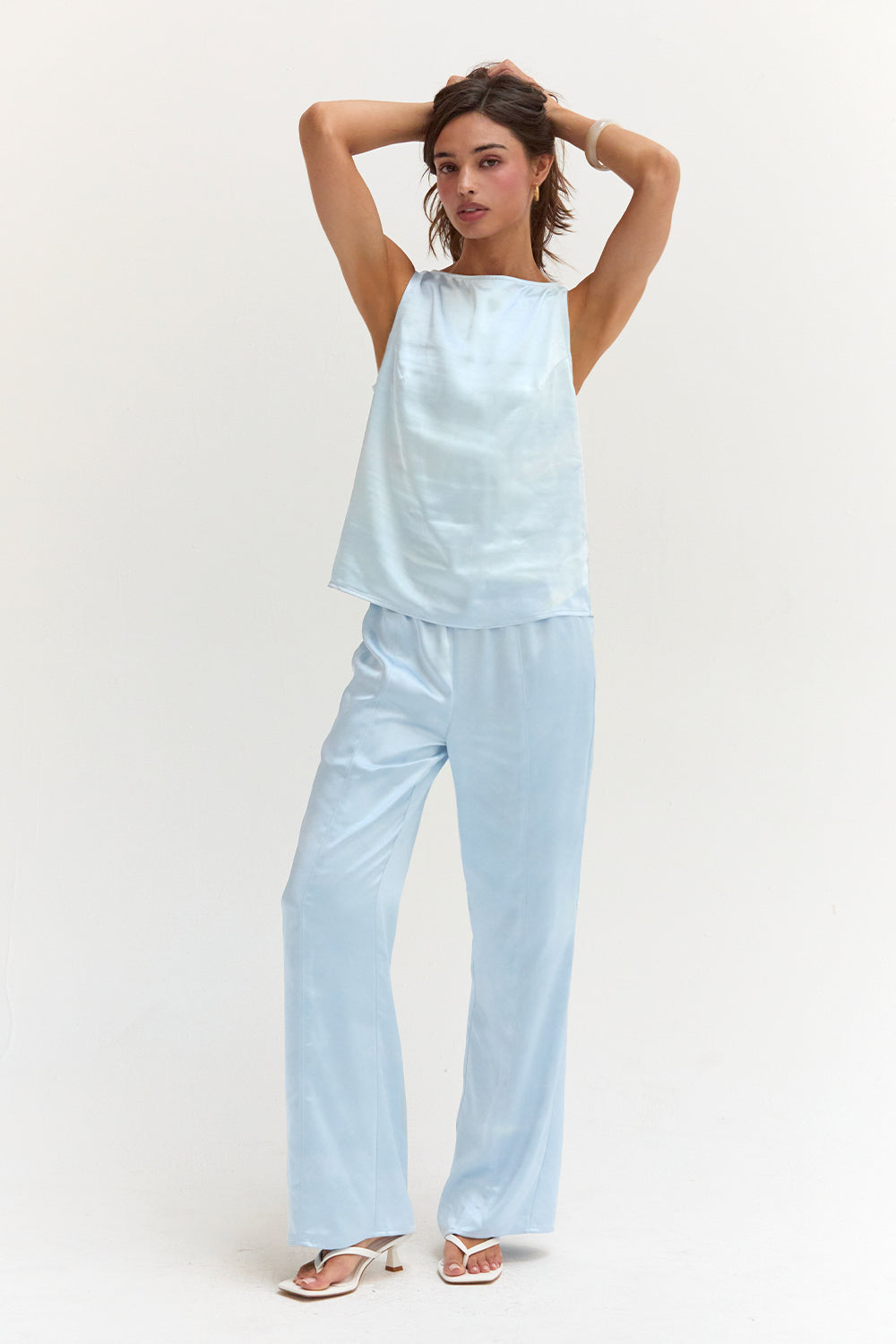 Dawn Satin Sleeveless Top