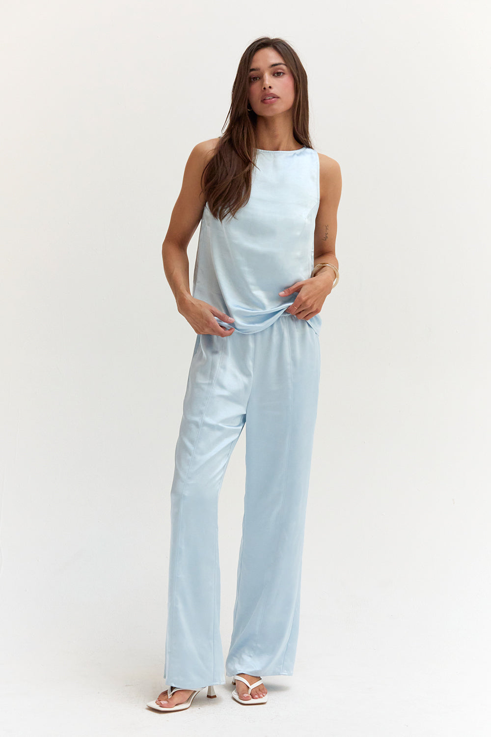 Dawn Satin Pull On Pants