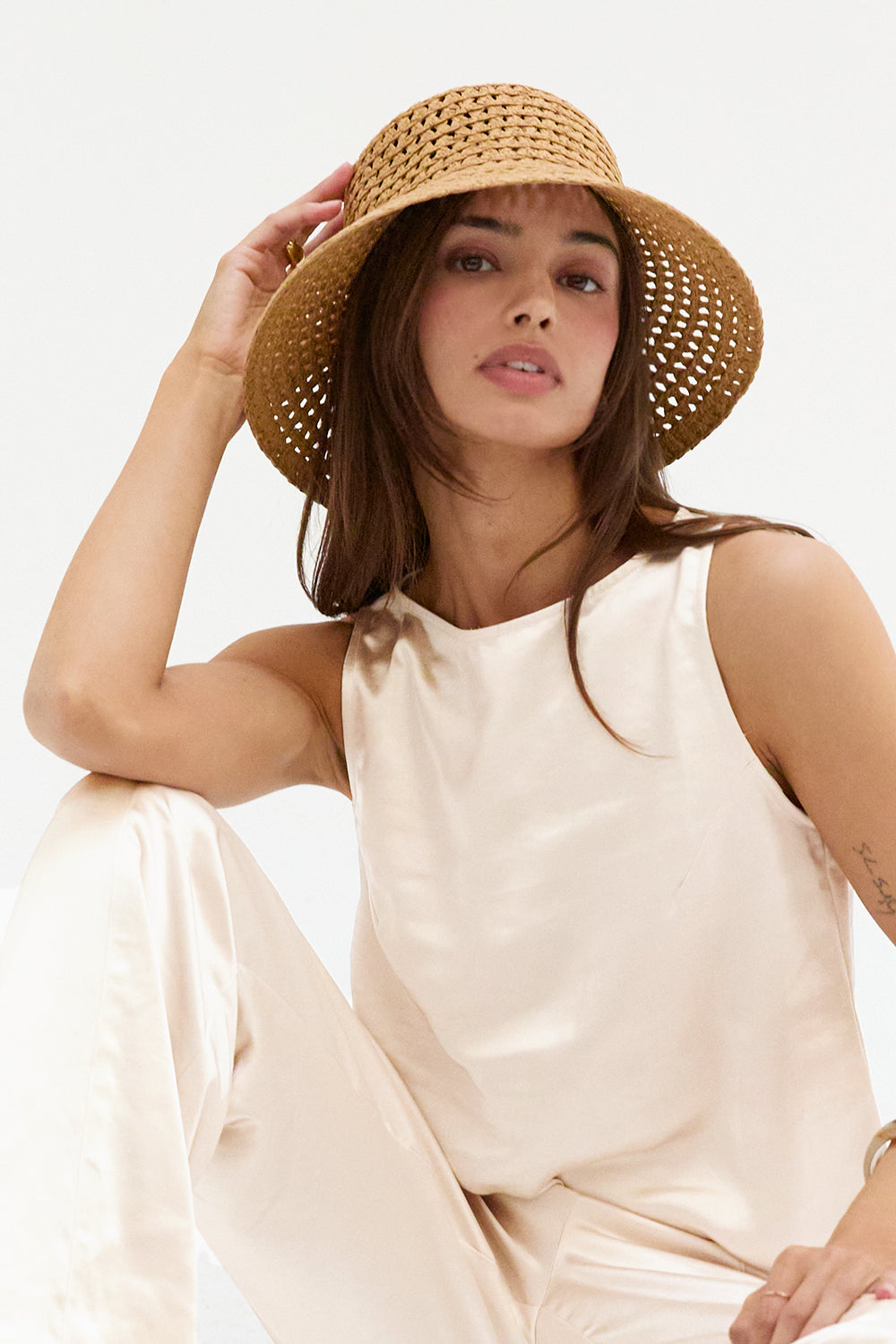 Dawn Satin Sleeveless Top