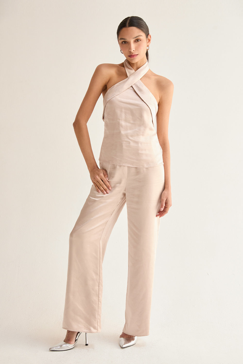 Scarlett Easy Wear Satin Pants